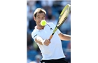 EASTBOURNE, ENGLAND - JUNE 21:  Richard Gasquet of France returns against Feliciano Lopez of Spain during their Men's Singles Finals match on day eight of the Aegon International at Devonshire Park on June 21, 2014 in Eastbourne, England. (Photo by Jan Kruger/Getty Images)